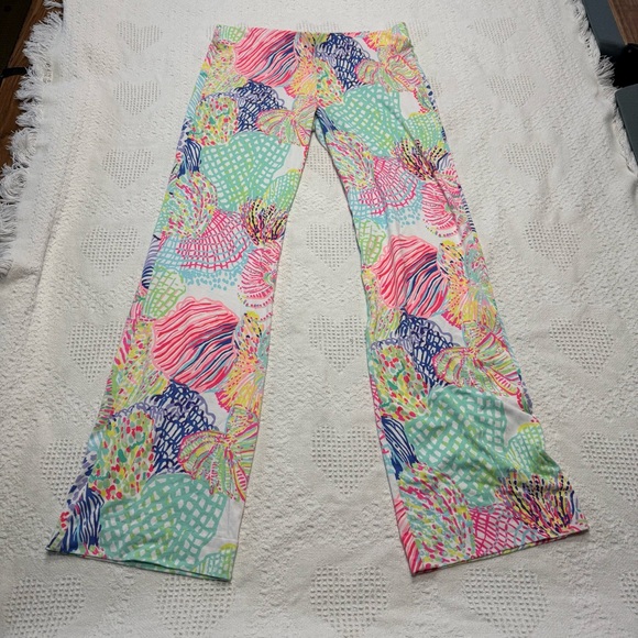 Lilly Pulitzer Pants - Lily Pulitzer “Roar of the Seas” Print Georgia May Palazzo Pants (M)